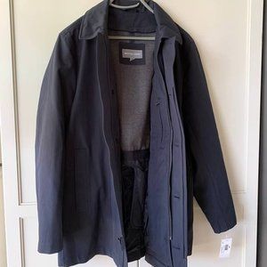 Michael Kors Water Resistant rain Coat Navy Heather